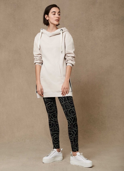 Black Love Monogram Leggings