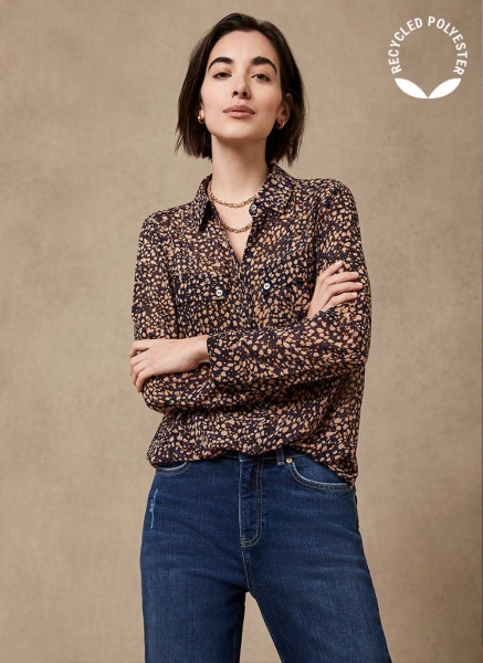 Piper Print Buttoned Shirt