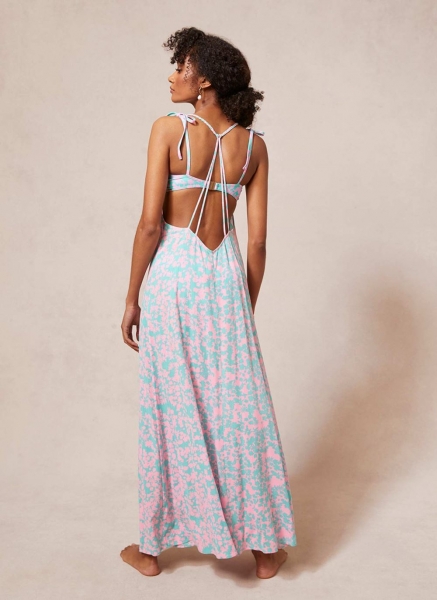 Elizabeth V-Neck Maxi Dress