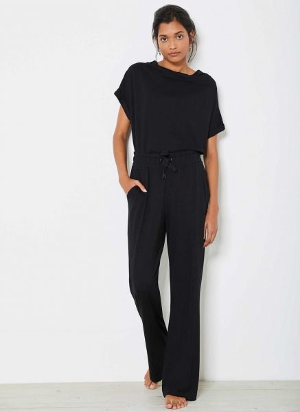 Black Wide Leg Trousers