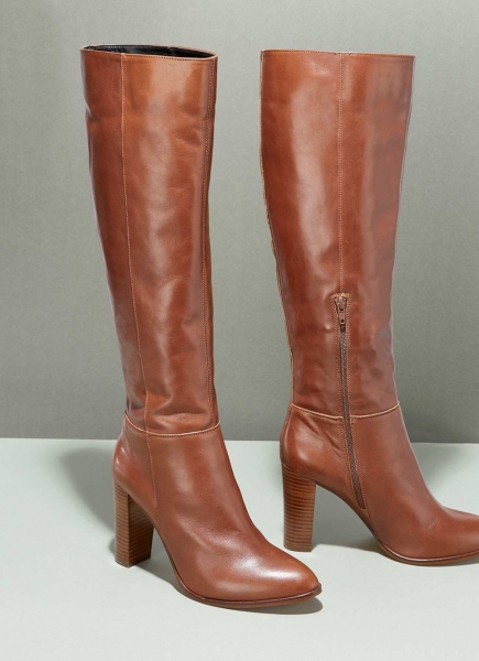 Rachel Tan Long Leather Boots